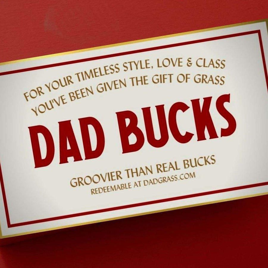 Dad grass gift card