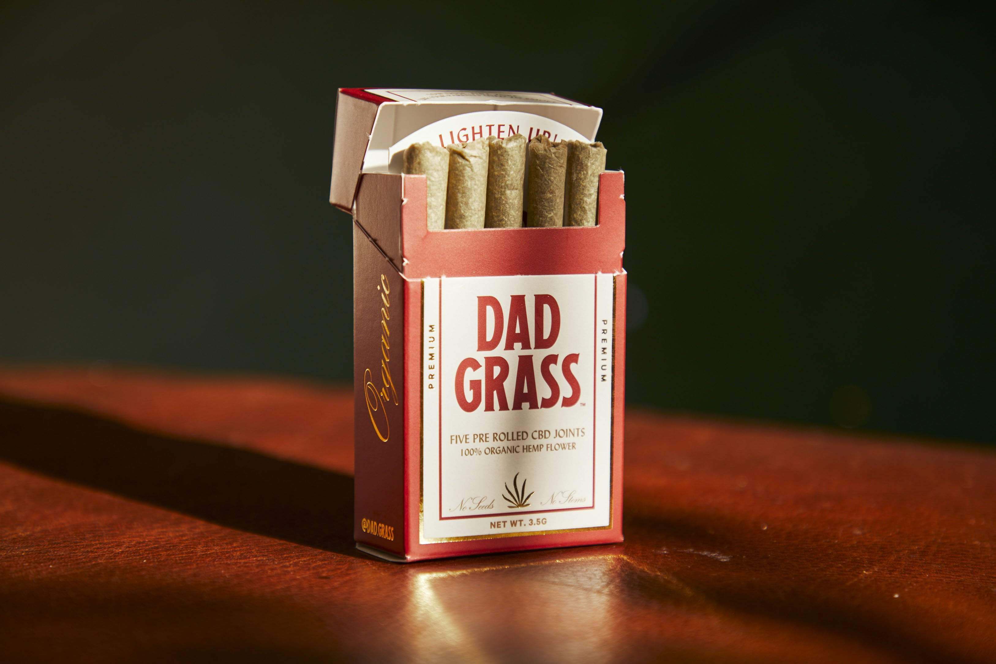 Five Pack CBD Pre Rolled joints - Dad Grass