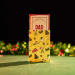 Dad Grass 5 Pack CBD Joints Coming Out From Christmas Wrapping Paper