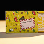 Mom Grass 5 Pack CBG Joints Coming Out From Christmas Wrapping Paper