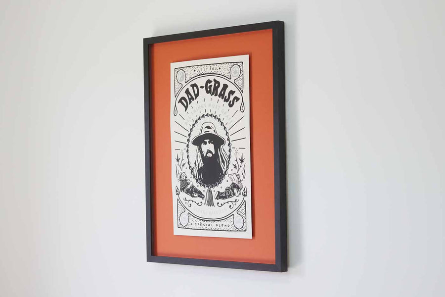 George Harrison Poster - Black And Silver Metallic Ink On Premium French Paper.