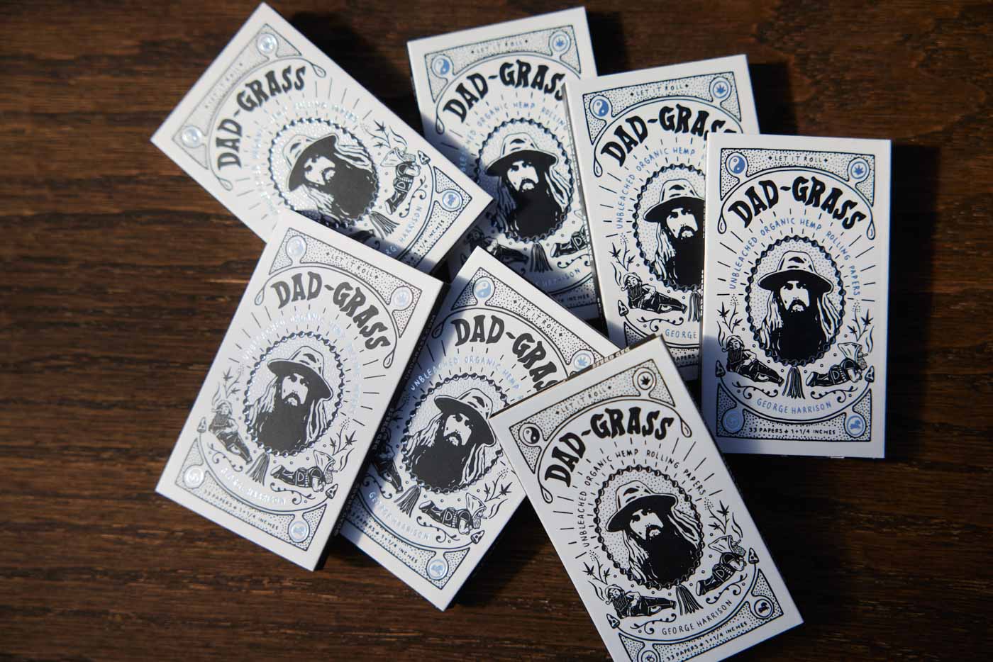 George Harrison Unbleached Organic Hemp Rolling Papers Collection