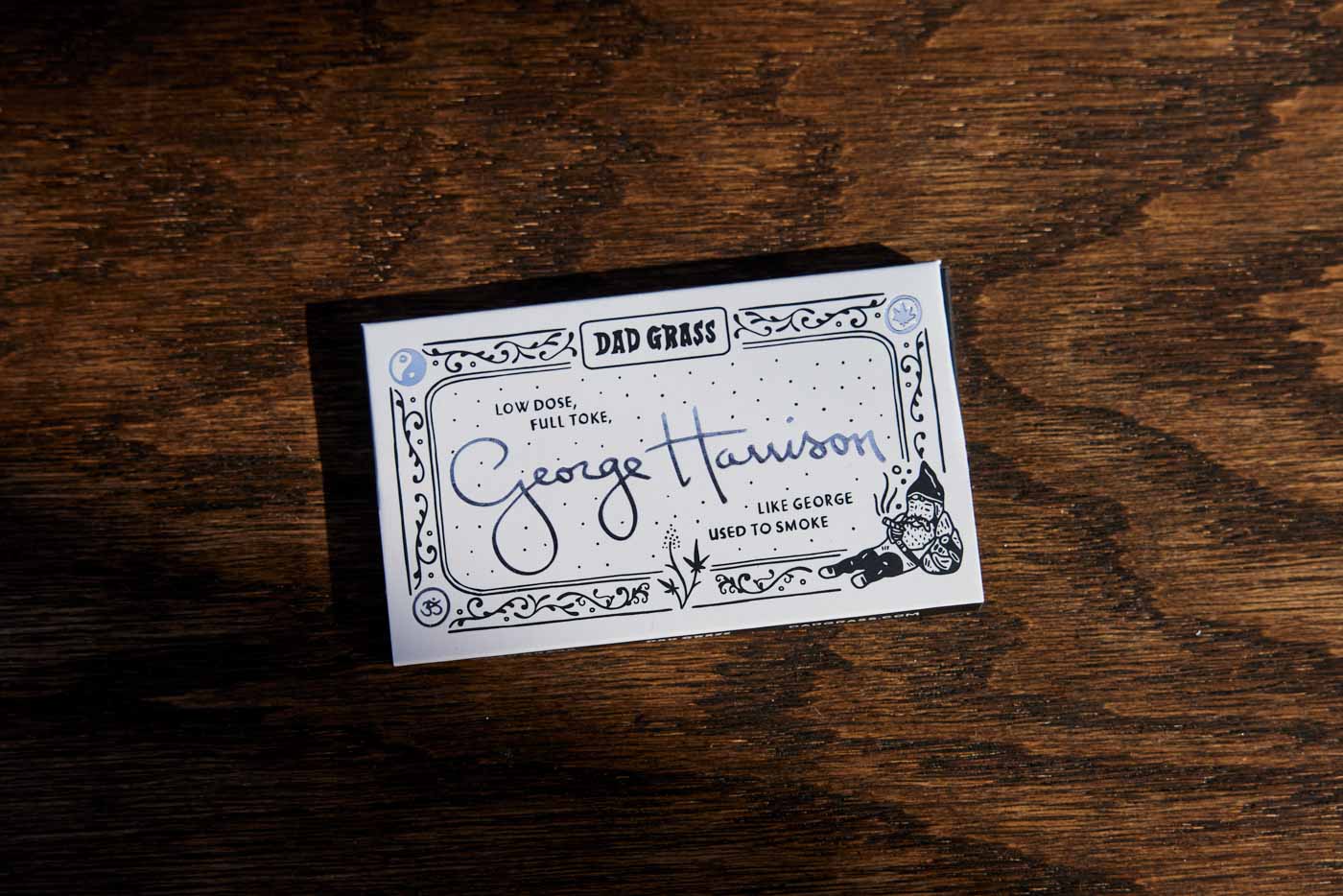 Dad Grass x George Harrison Rolling Paper - Low Dose Full Toke, Just Like George Used To Smoke