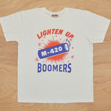 Dad Grass Boomers Tee Shirt with "LIGHTEN UP" "M-420" "BOOMERS" written on it