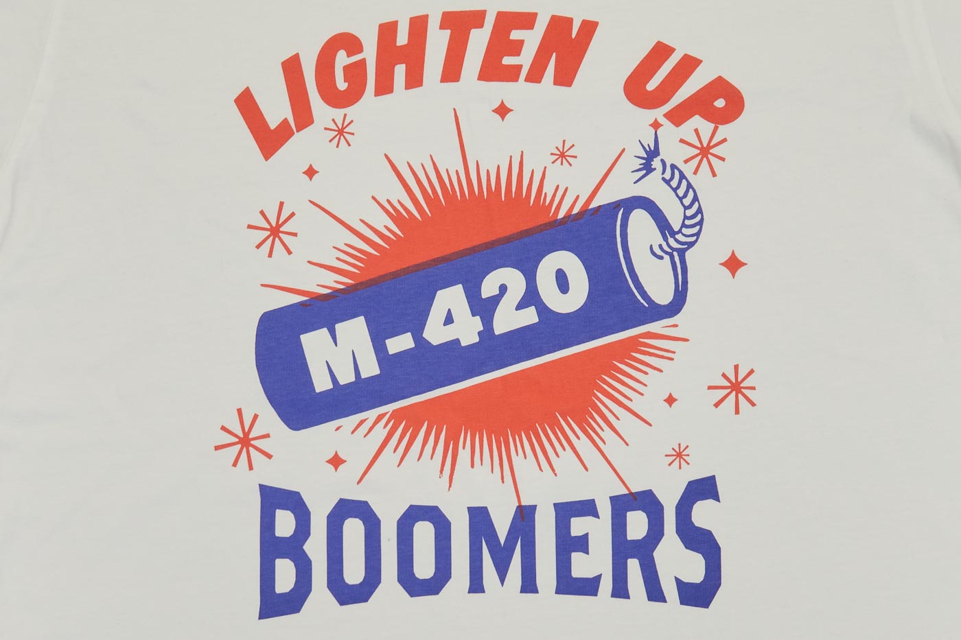 Dad Grass Boomers Tee Shirt close view