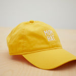 Mom Hat yellow hat side view