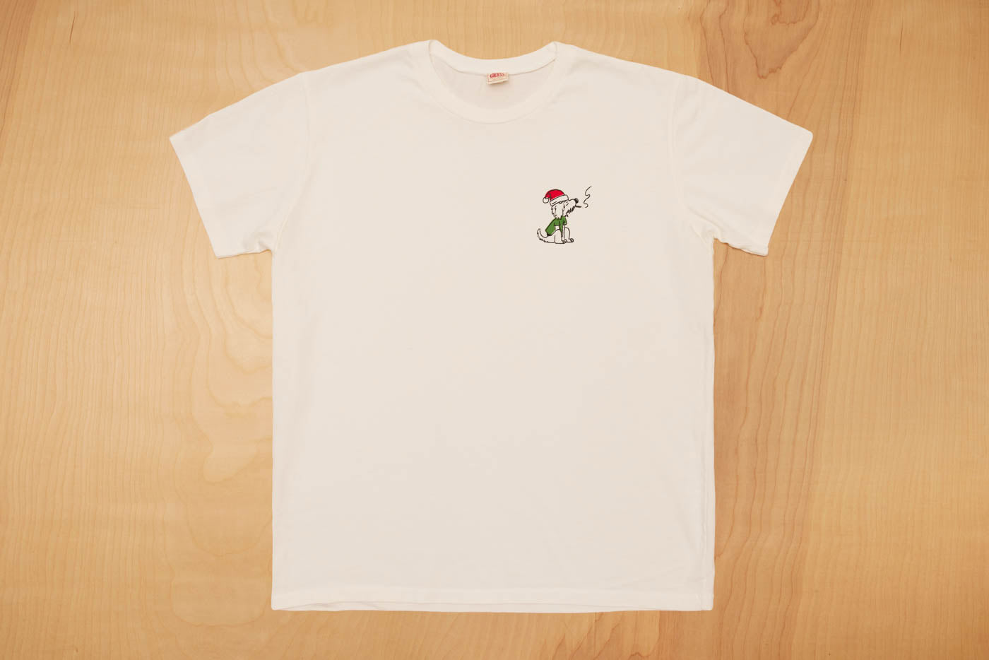 Dad Grass White Santa Rollie Tee