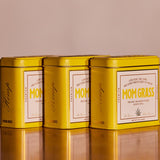 Three Mom Grass CBG Hemp Flower In A Yellow Tin