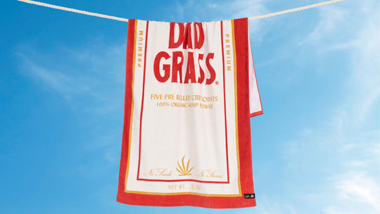 Introducing: The Dad Grass X Slowtide Beach Towel
