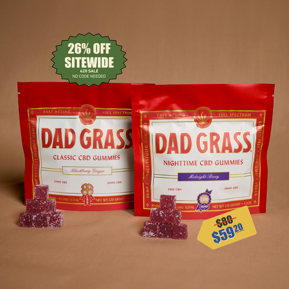 CBD Gummies Duo - Day and Night