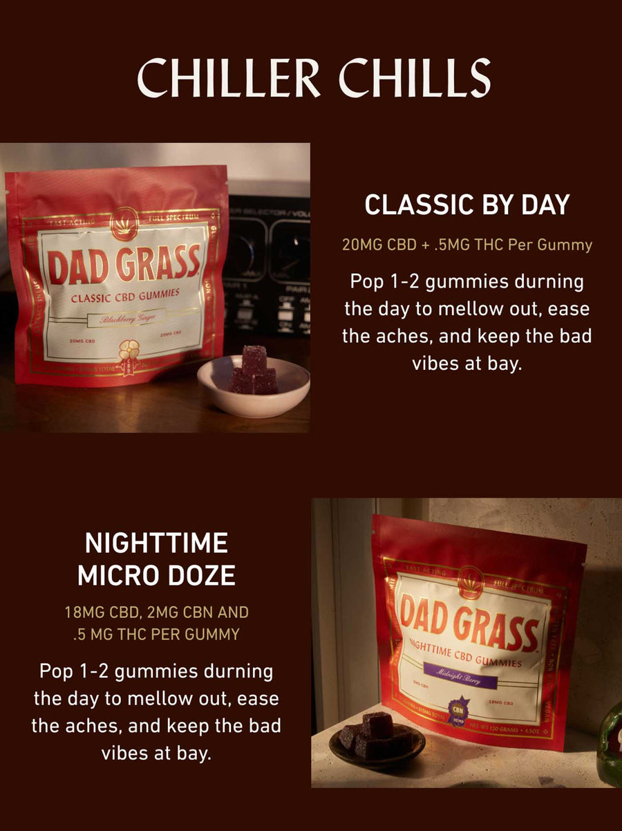 Dad Grass Nighttime Formula CBD + CBN Gummies