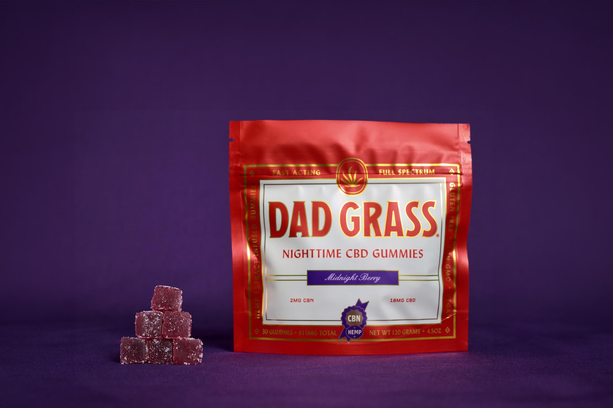 Buy Nighttime Formula Cbd Cbn Gummies For Sleep Dad Grass 8057