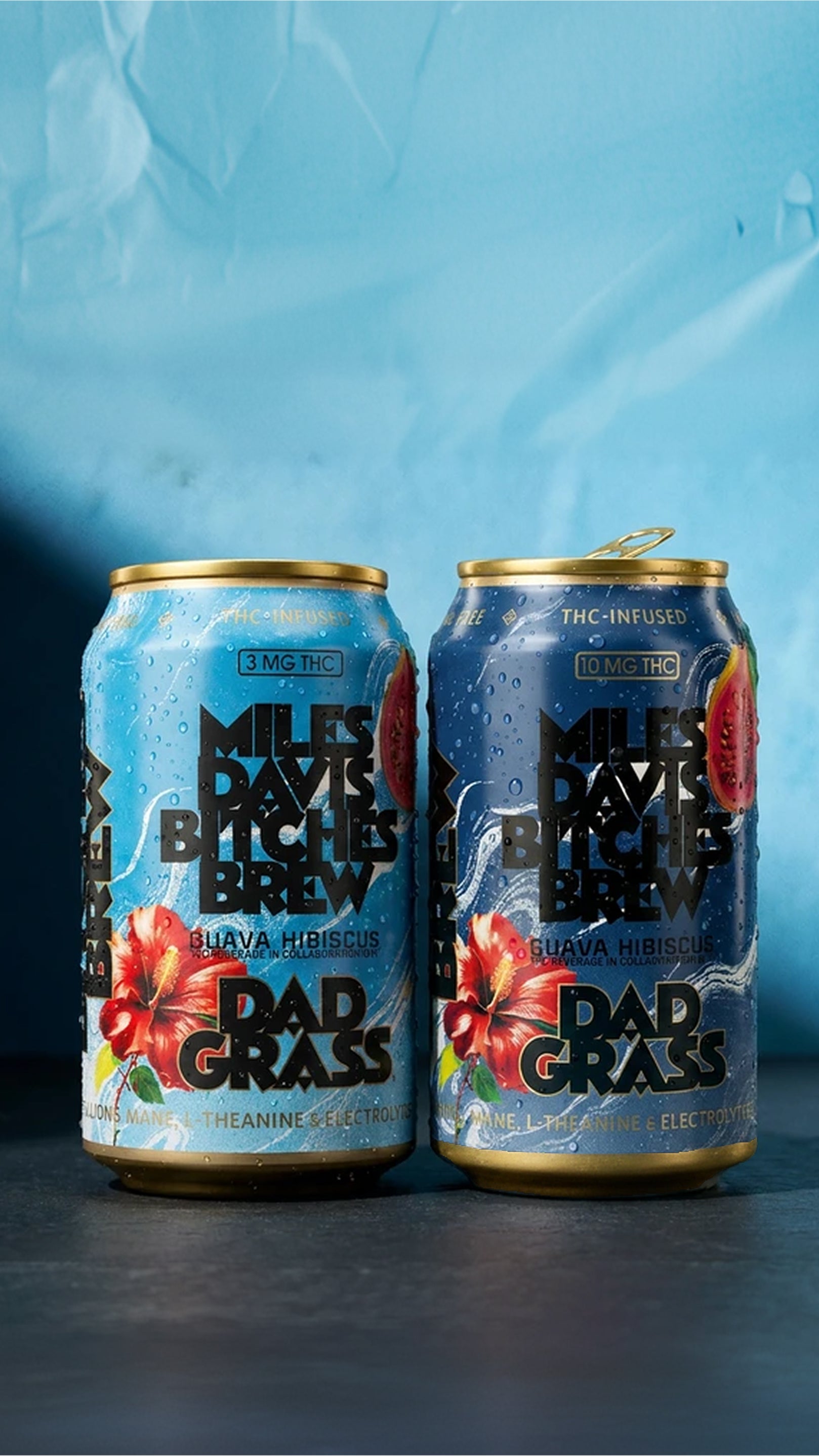 Miles Davis Bitches Brew THC Drink by Dad Grass