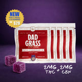 Dad Grass Deluxe Nighttime THC gummies with CBD & CBN - 10 Pack