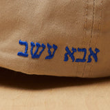 Dad Grass Written In Hebrew Embroidered On Rabbi Rollie Dad Hat