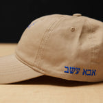Dad Grass Rabbi Rollie Dark Beige Dad Hat Side View