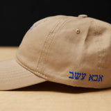Dad Grass Rabbi Rollie Dark Beige Dad Hat Side View