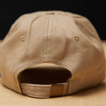 Dad Grass Rabbi Rollie Dark Beige Dad Hat Back View