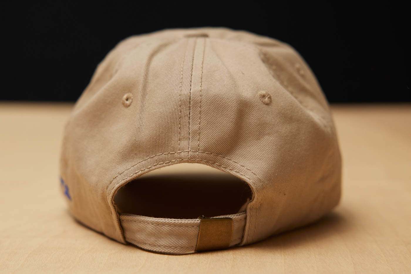 Dad Grass Rabbi Rollie Dark Beige Dad Hat Back View