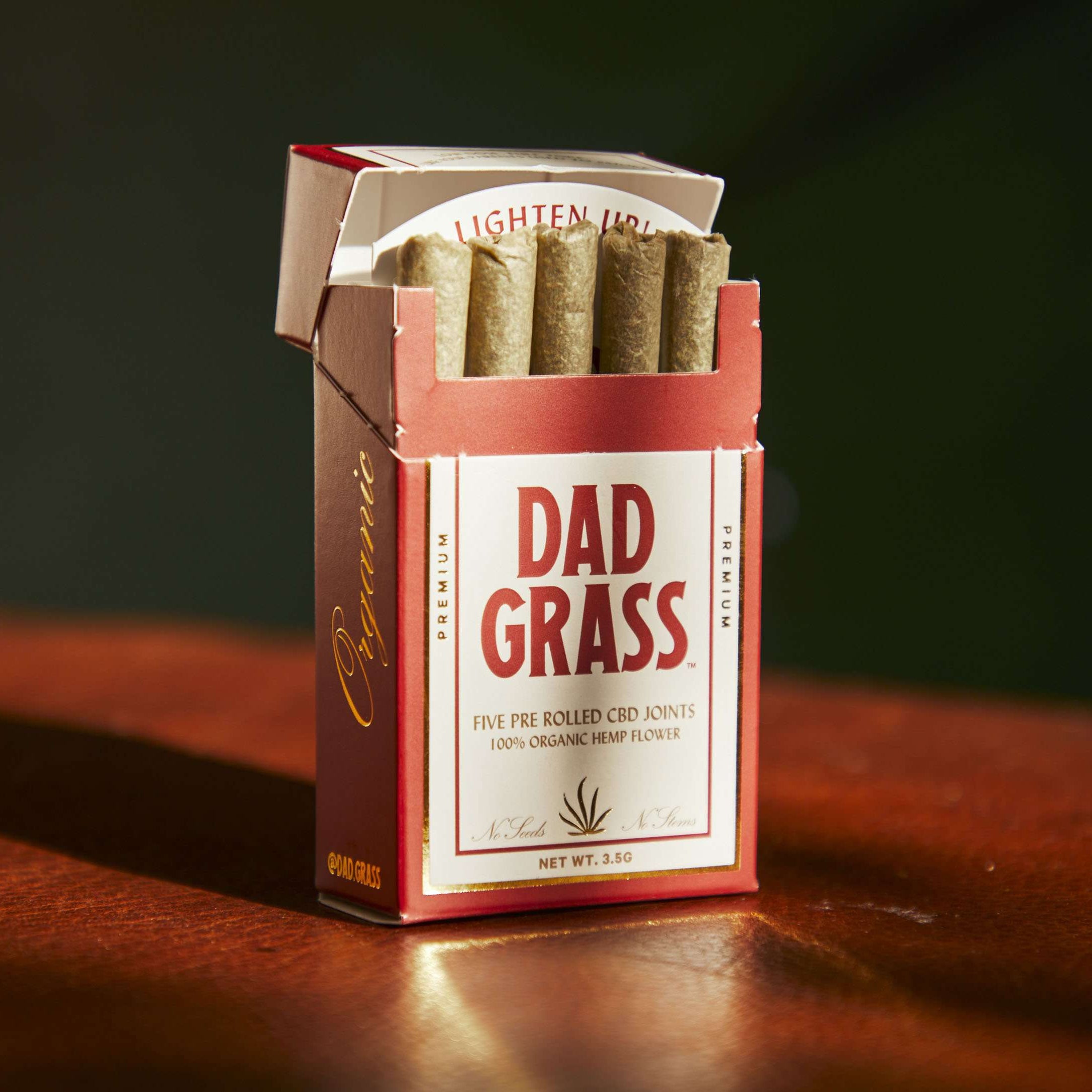 Dad Grass Hemp CBD Pre Roll Joints 5 Pack