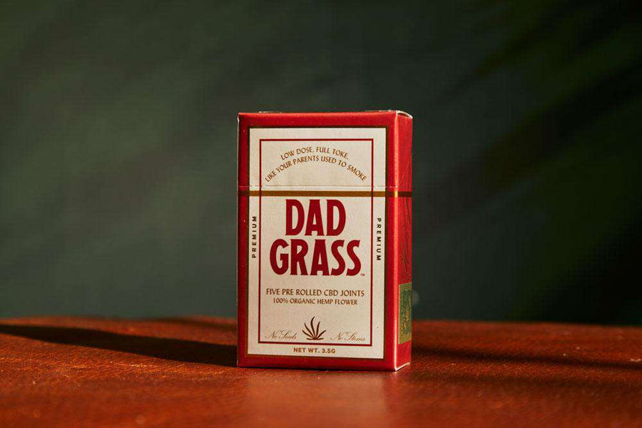 Dad Grass Hemp CBD Pre Roll Joints 5 Pack Close View