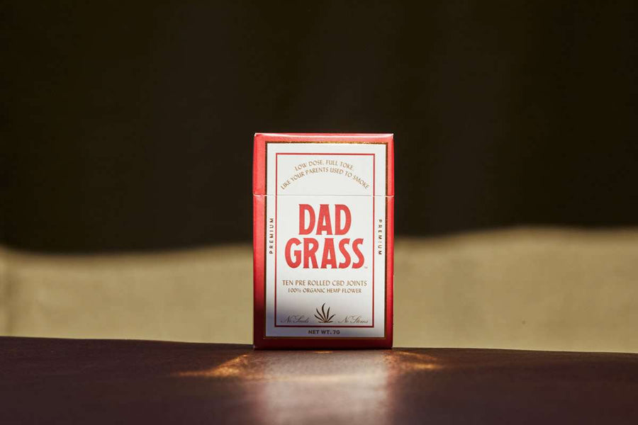 Dad Grass Hemp CBD Pre Roll 10 Pack Front View