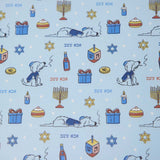 Dad Grass Chanukah Gift Wrapping Paper