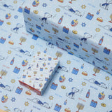 Chanukah Dad Stash And Gift Wrapped By Dad Grass Chanukah Gift Wrapping Paper