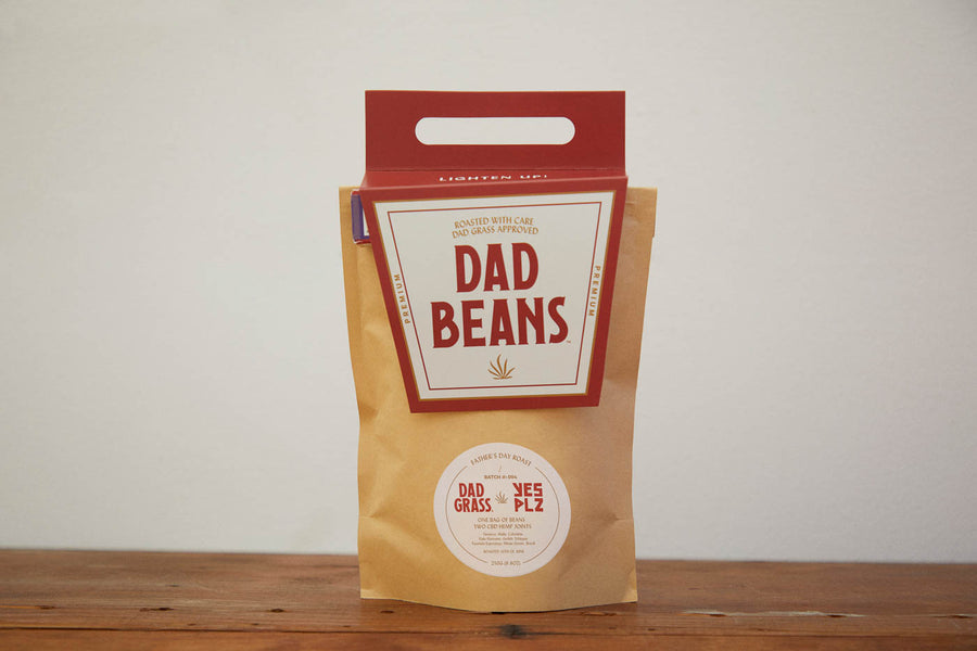 Dad Grass x Yes Plz Coffee beans bag
