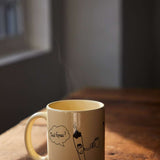 Dad Grass x Yes Plz Coffee mug on wooden surface