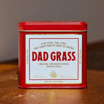 Dad Grass CBD Hemp Flower In A Red Tin