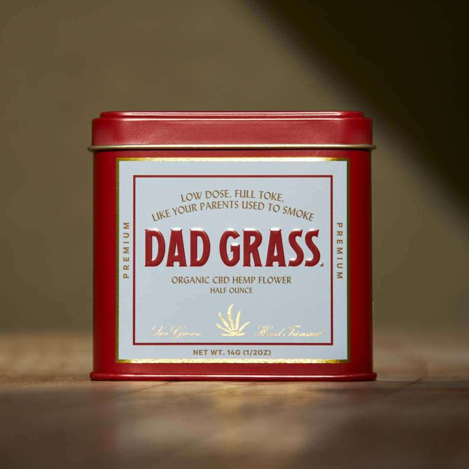 Tin of half ounce CBD Hemp Flower