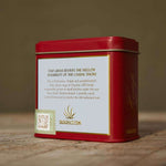 Tin of Dad Grass cbd hemp flower back view