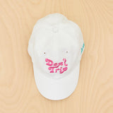 Dad Grass x Free & Easy Summer 2021 White Unisex Don't trip hat top view