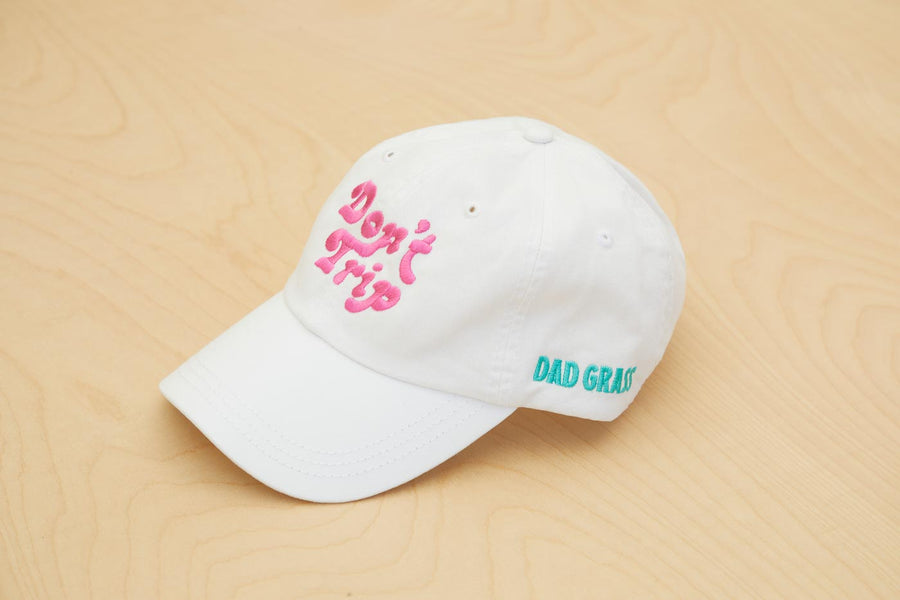 Dad Grass x Free & Easy Summer 2021 White Unisex Don't trip hat