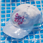 Dad Grass x Free & Easy Summer 2021 White Unisex Don't trip hat in pool