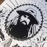 George Harrison Psychedelic Poster - By Dad Grass | Shipped in a Protective Poster Tube