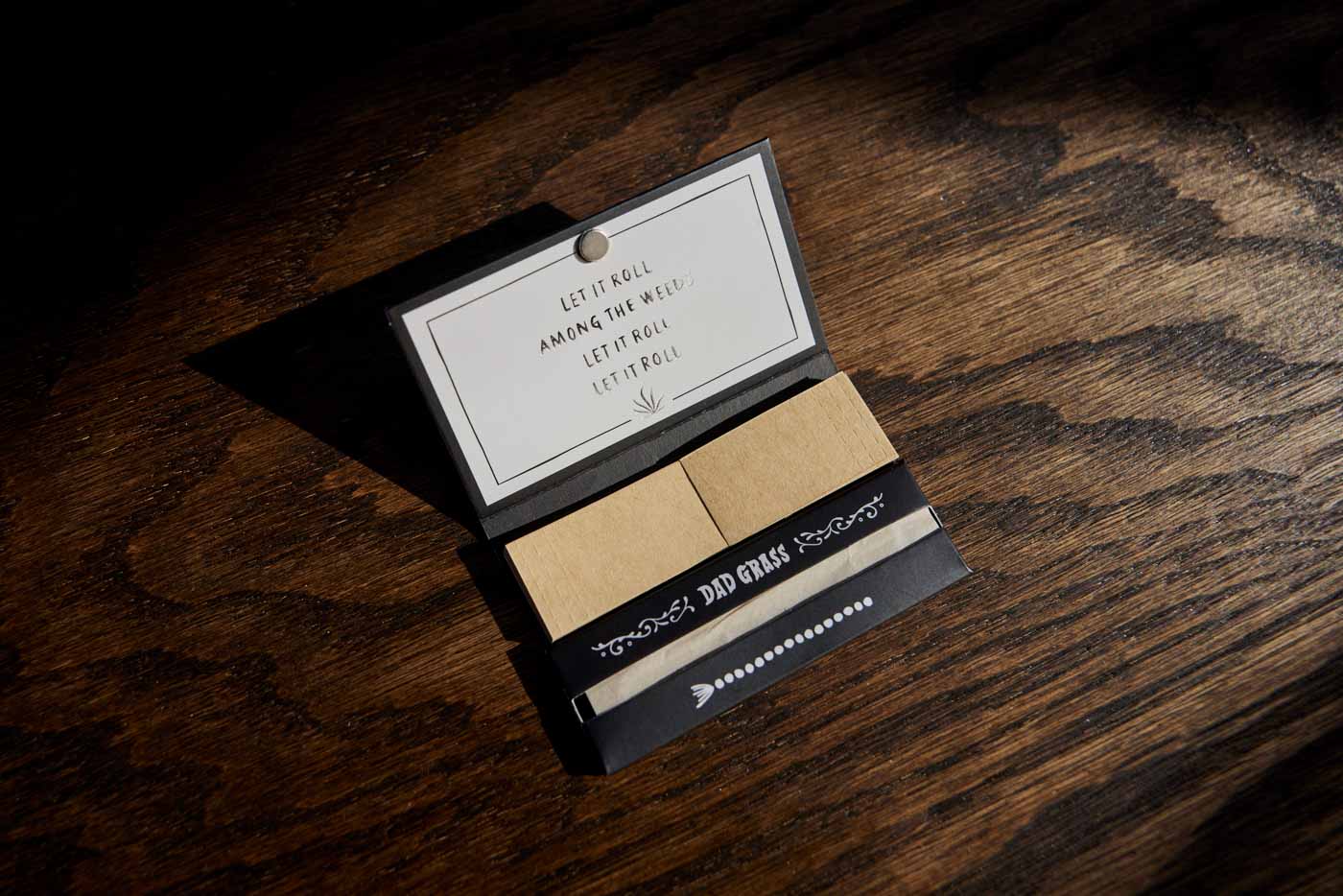Let It Roll Among The Weed - Dad Grass Marijuana Leaf Rolling Paper