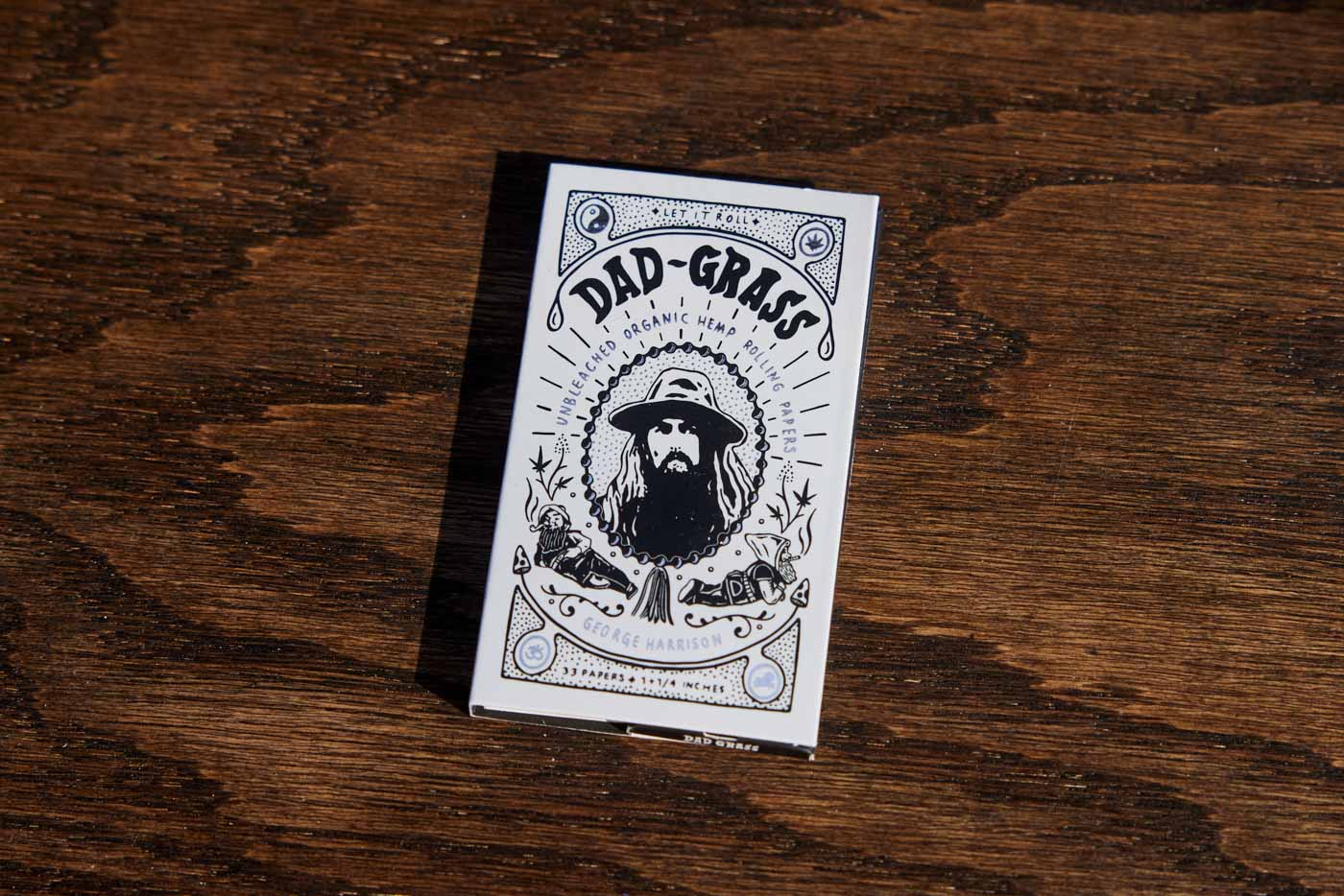 Dad Grass Unbleached Organic Hemp Weed Rolling Papers | Tribute To George Harrison