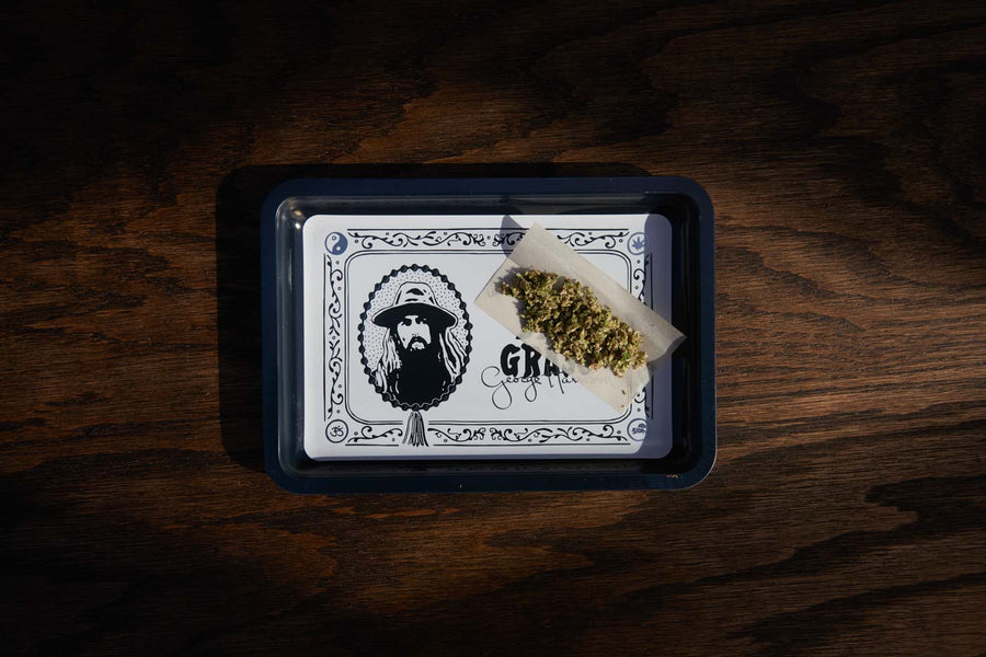 Magnetic Rolling Tray For Weed By Dad Grass x George Harrison Collab