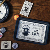 George Harrison Signature Rolling Tray, Ashtray, Bumper Sticker & Button Pins