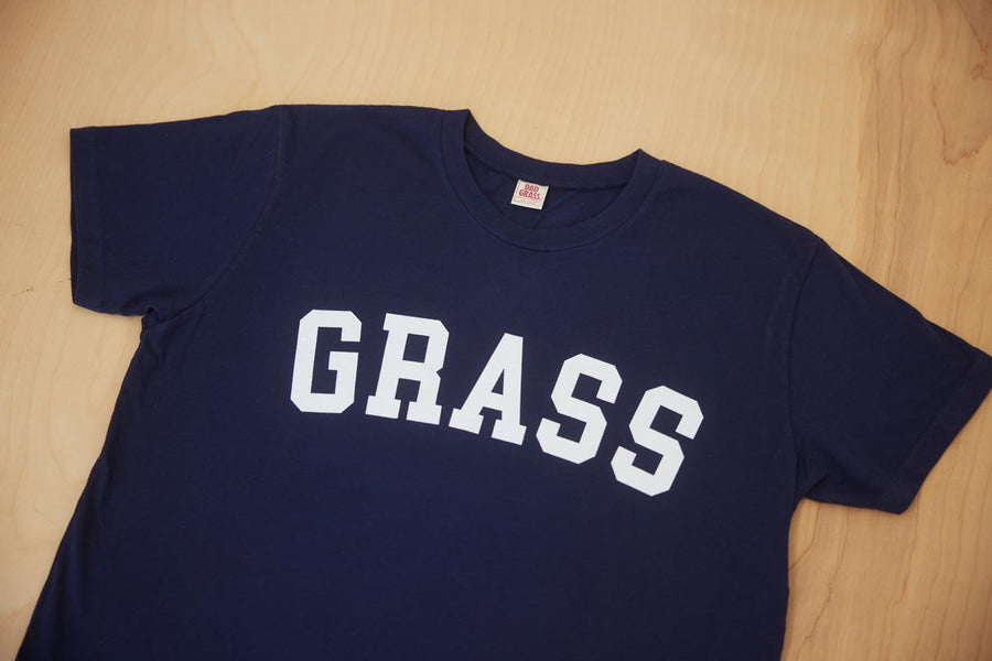Dad Grass Collegiate Tee - Zoomed View