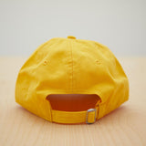 Mom Hat yellow hat rear view