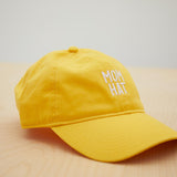 Mom Hat yellow hat side view