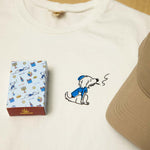 Dad Grass Rabbi Rollie Tee With Chanukah Dad Grass CBD Pre Roll Joins Pack And Rabbi Rollie Dad Hat