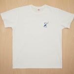 Dad Grass White Tee With Rabbi Rollie Printed On It