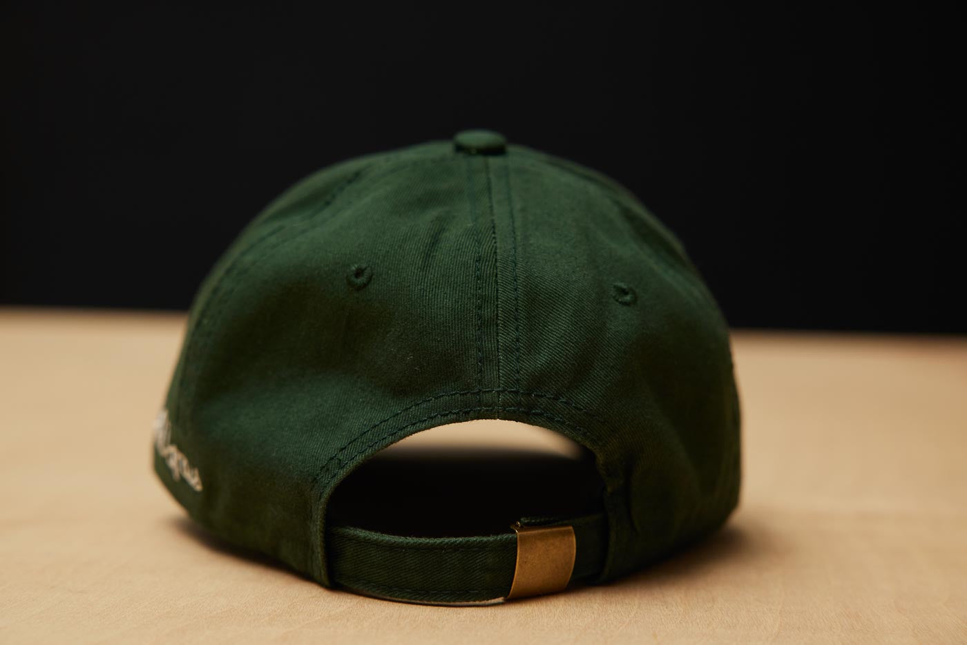 Dad Grass Dark Green Santa Rollie Dad Hat Back Side