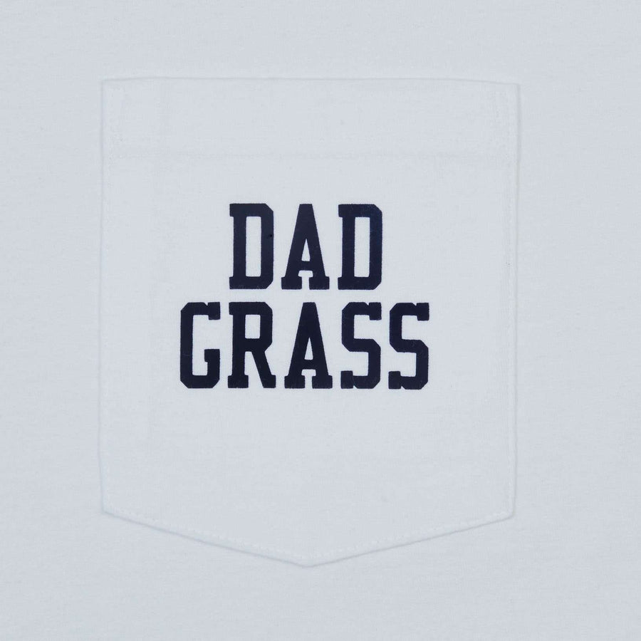 Dad Grass x Mark McNairy White Pocket Tee - White