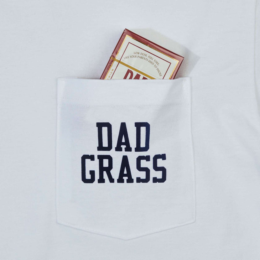 Dad Grass x Mark McNairy White Pocket Tee - White