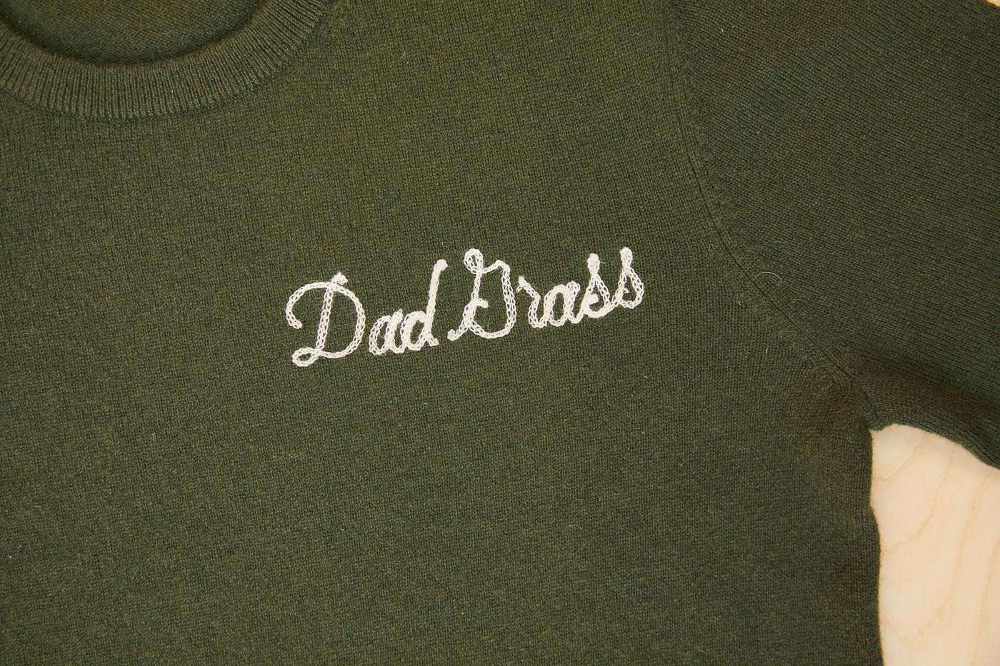 Cashmere Sweater Dad Grass 